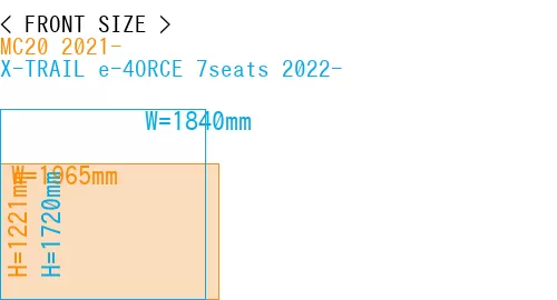 #MC20 2021- + X-TRAIL e-4ORCE 7seats 2022-